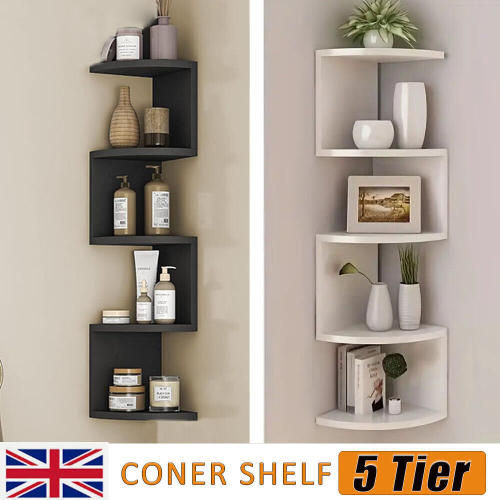 New 5 Tier Floating Wall Shelves