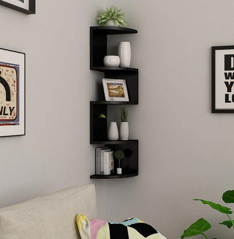New 5 Tier Floating Wall Shelves