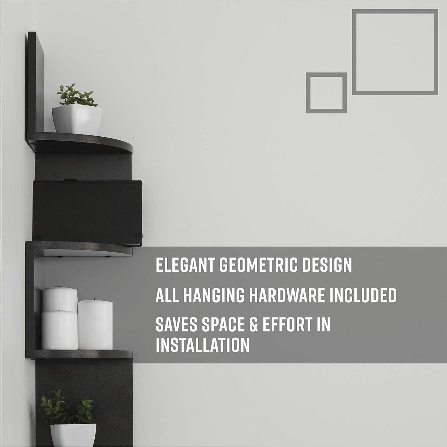 New 5 Tier Floating Wall Shelves