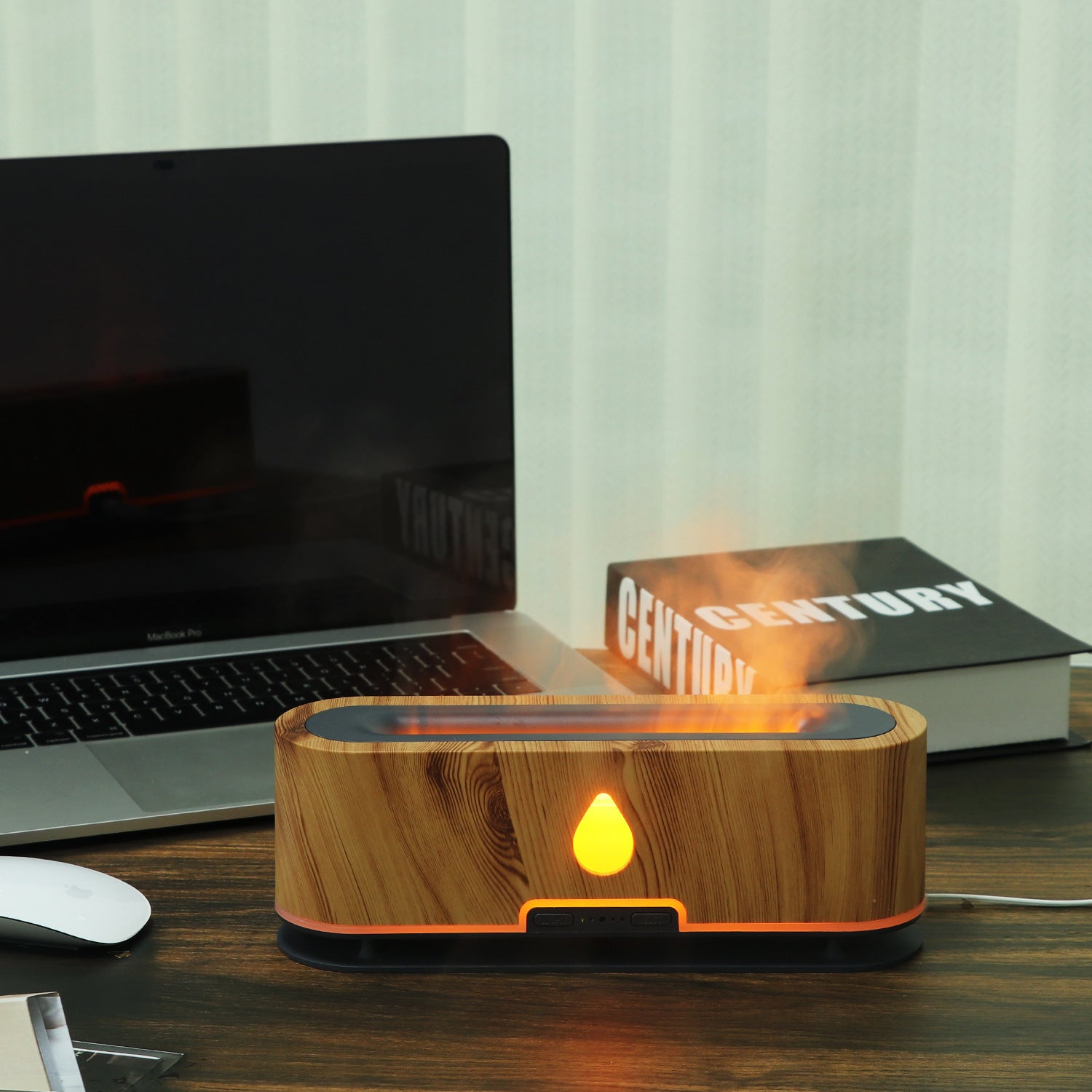 Ultrasonic Aroma Diffuser Simulation Flame