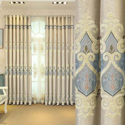 Crown European Embroidery Curtains Living Room
